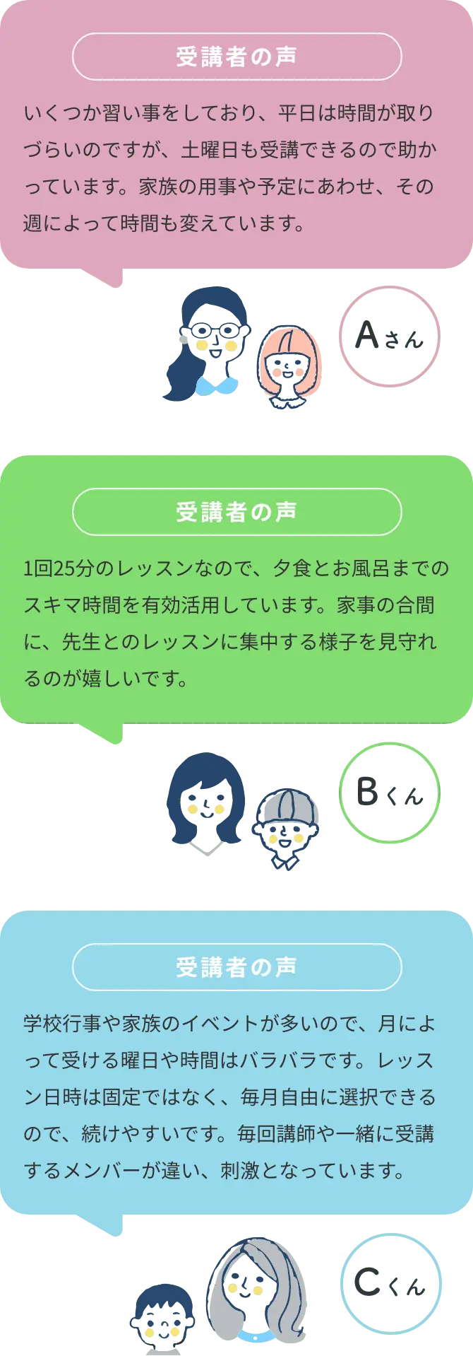 受講者の声